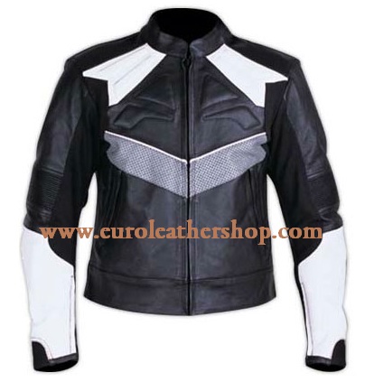 mans motorbike fashion leather jacket